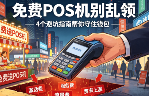 踩过坑才敢说：免费POS机的4个避坑指南